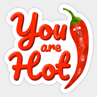 You are Hot, Valentine Sticker